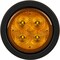 Buyers Products 4 Inch Round Recessed Strobe with Amber LEDs and Amber Lens SL42AO - alternate 2
